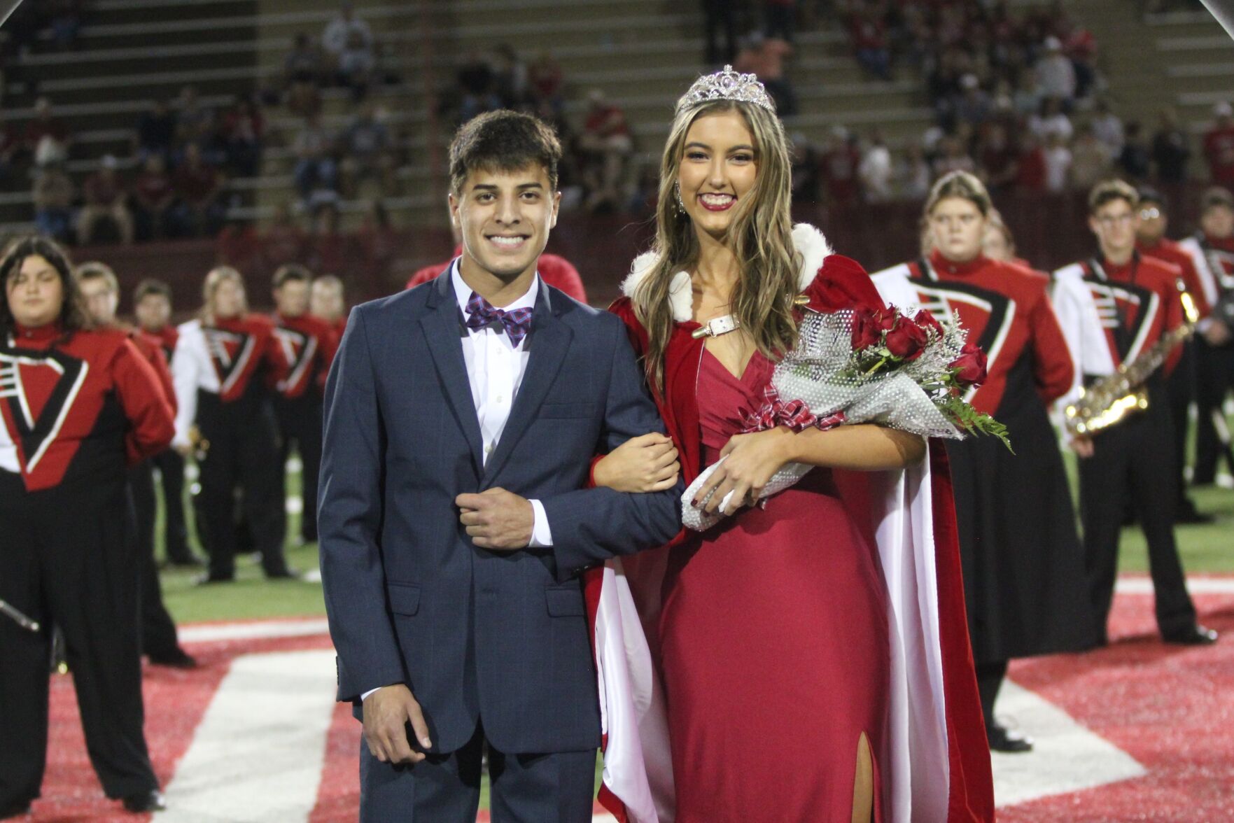 Wild art: Duncan Demons crown homecoming royalty Friday